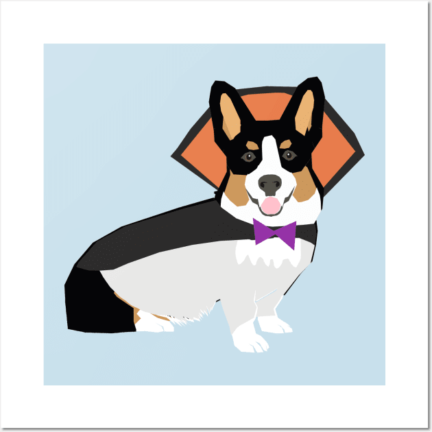 Tri Corgi Vampire Wall Art by friendlypets